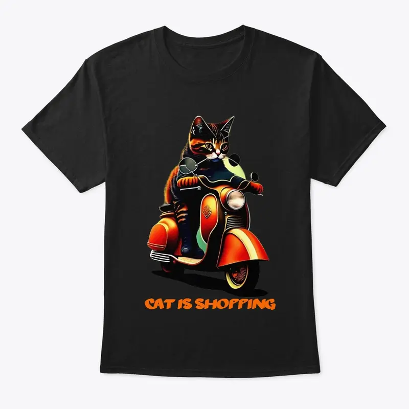 Shop cat t-shirt