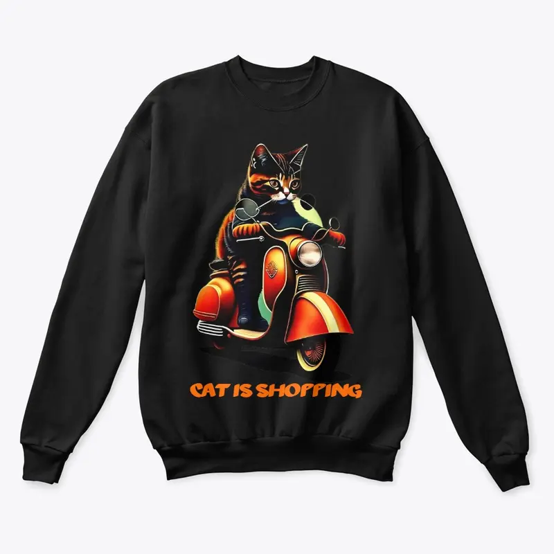 Shop cat t-shirt