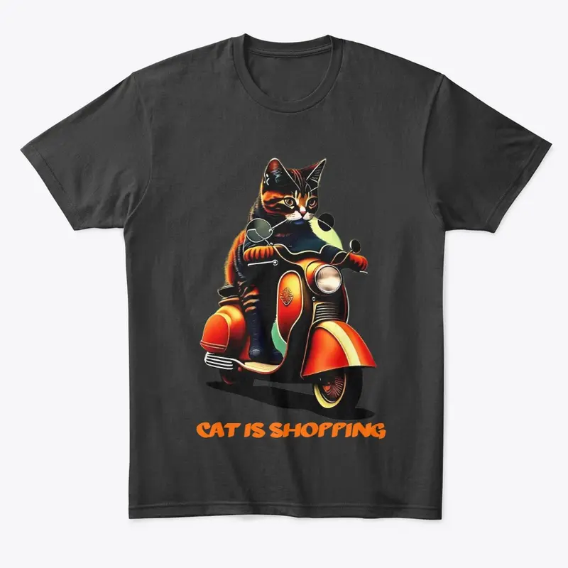 Shop cat t-shirt