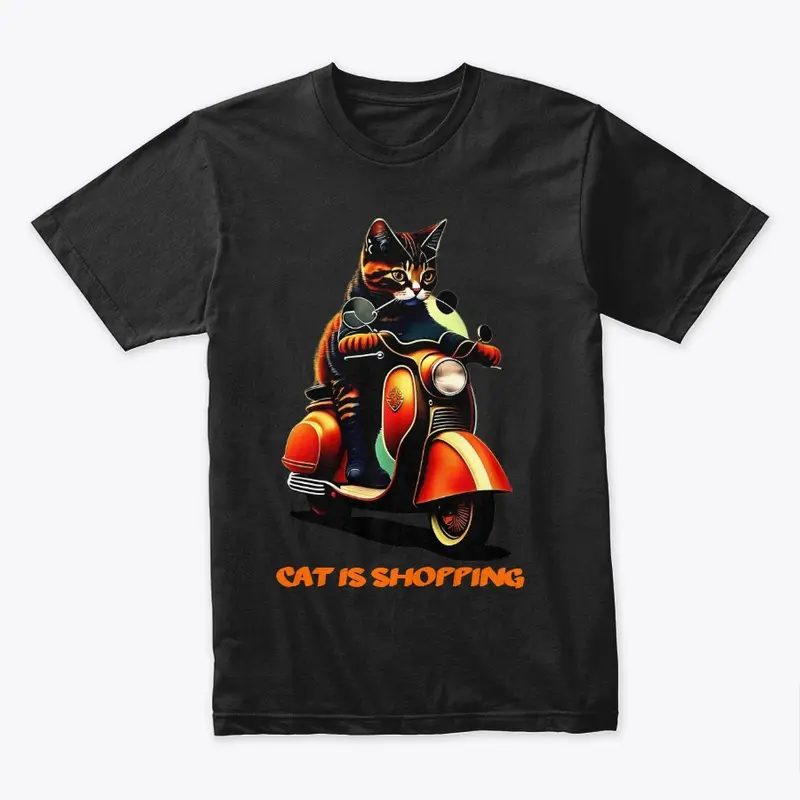 Shop cat t-shirt